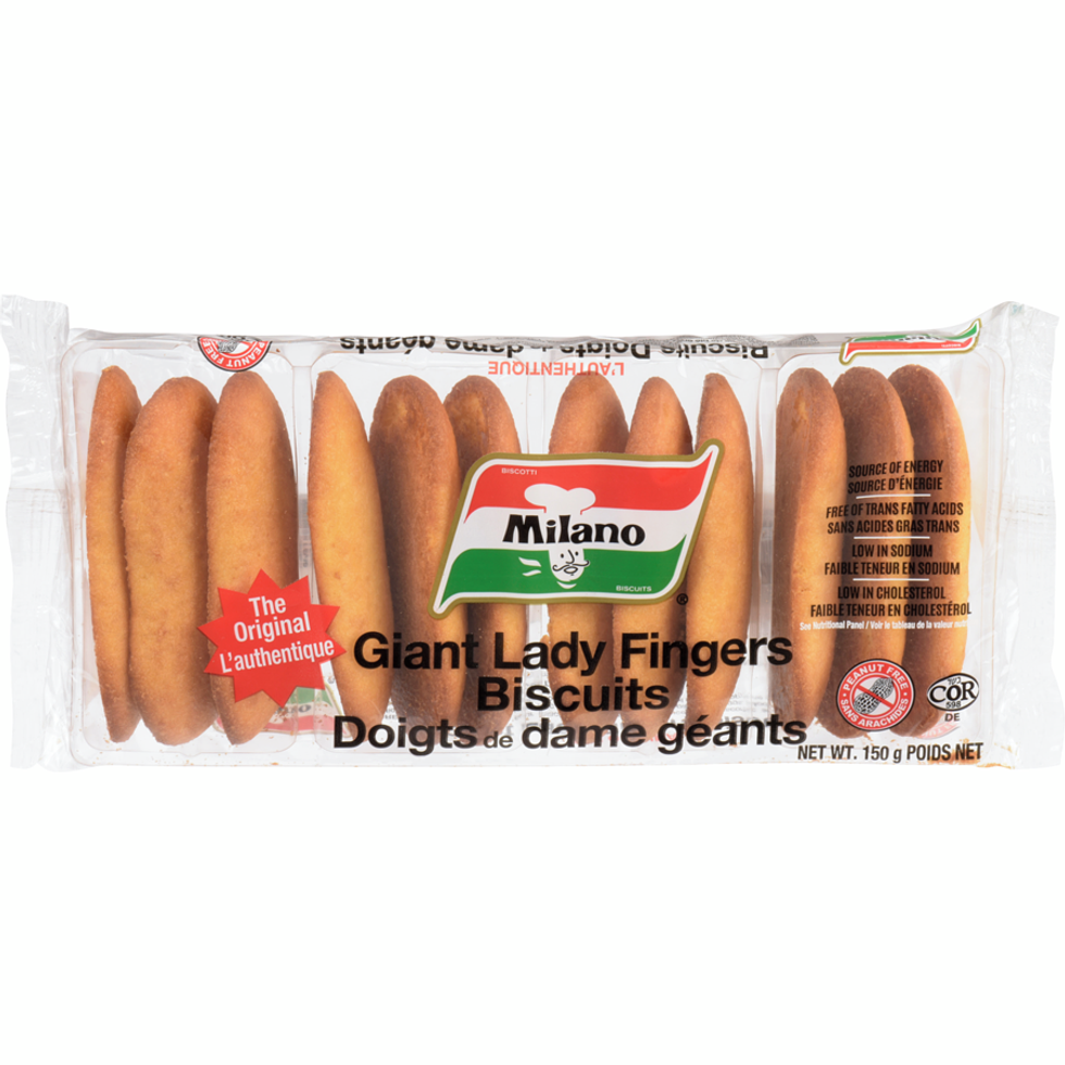 Milano Giant Lady Finger Biscuits, 150 g