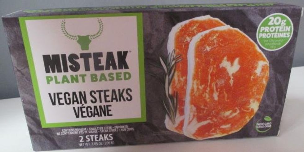 Misteak brand Plant Based Vegan Steaks