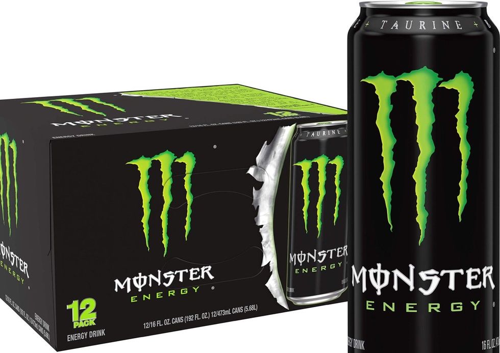 Bebida energética Monster Green de la marca Monster Energy