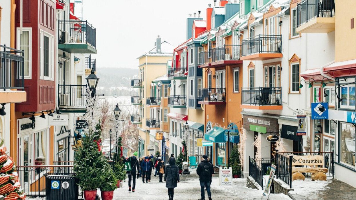 Mont-Tremblant in winter.