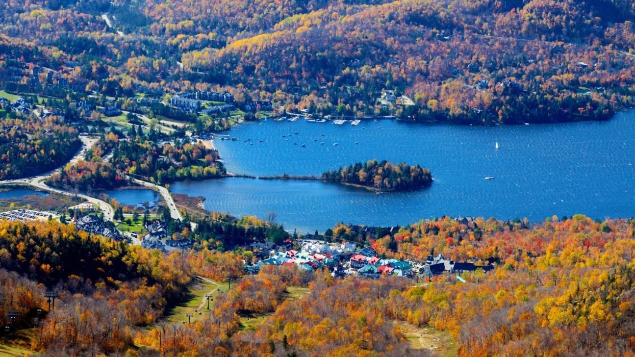 Mont Tremblant National Park during the autumn season.