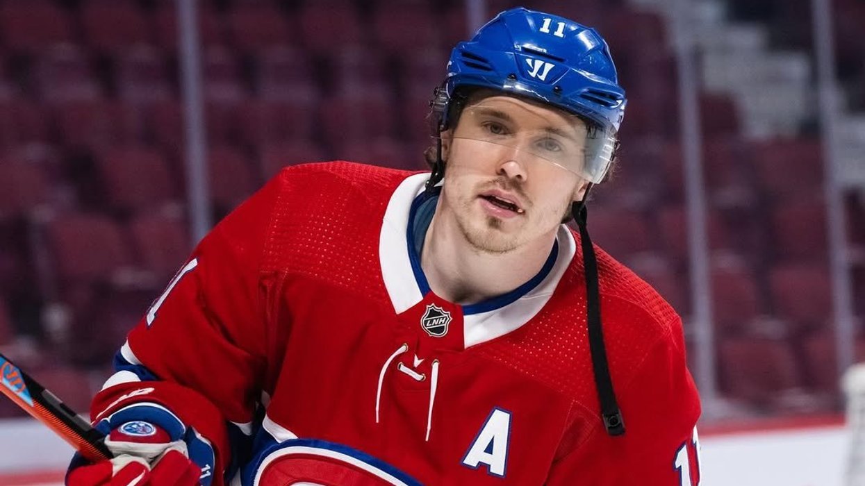 Montreal Canadiens player Brendan Gallagher.
