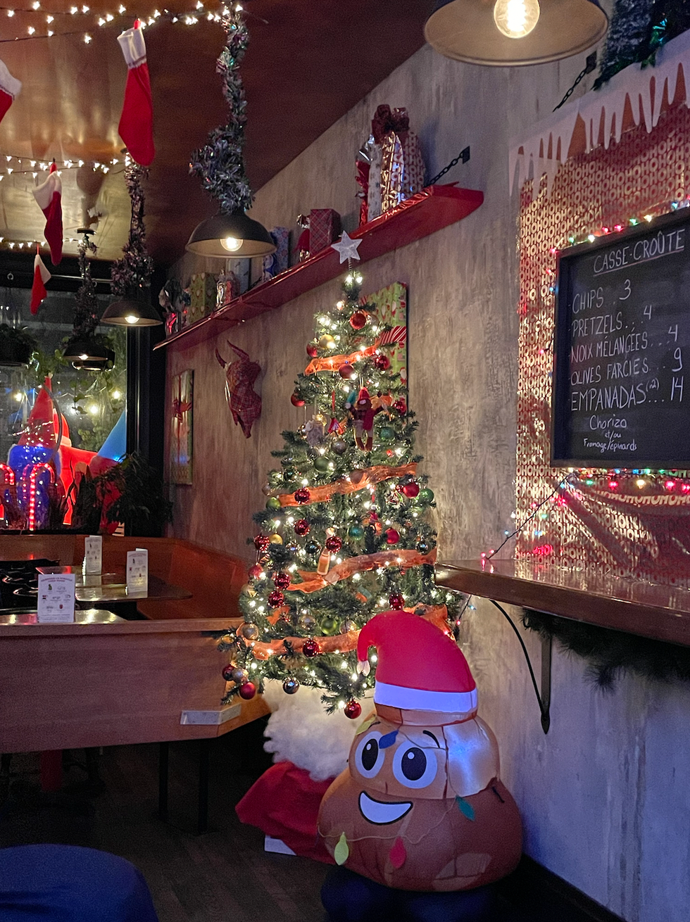 Montreal Christmas pop-up bar Miracle.