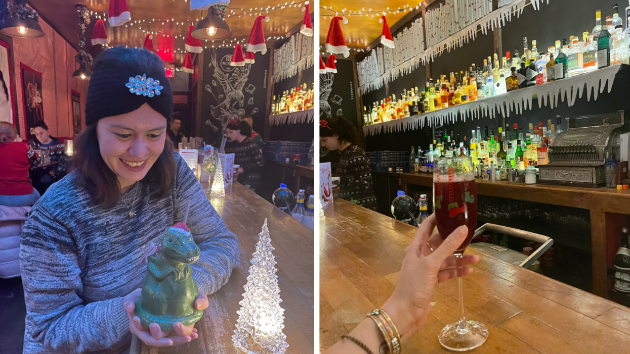 Montreal Christmas pop-up bar Miracle.