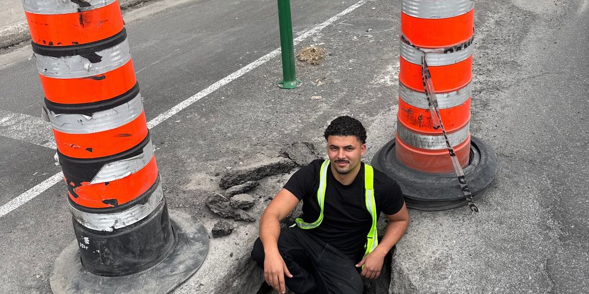 Montreal’s viral pothole fixer just launched a GoFundMe and it’s already raised nearly K Montreal’s viral pothole fixer just launched a GoFundMe and it’s already raised nearly K