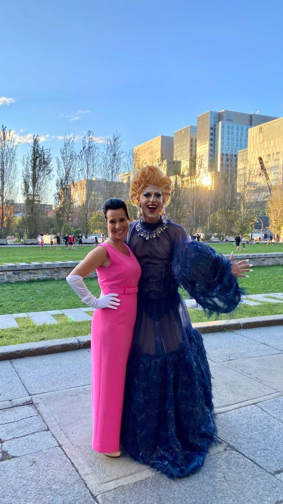 Montreal Mayor Val\u00e9rie Plante and Gis\u00e8le Lullaby.