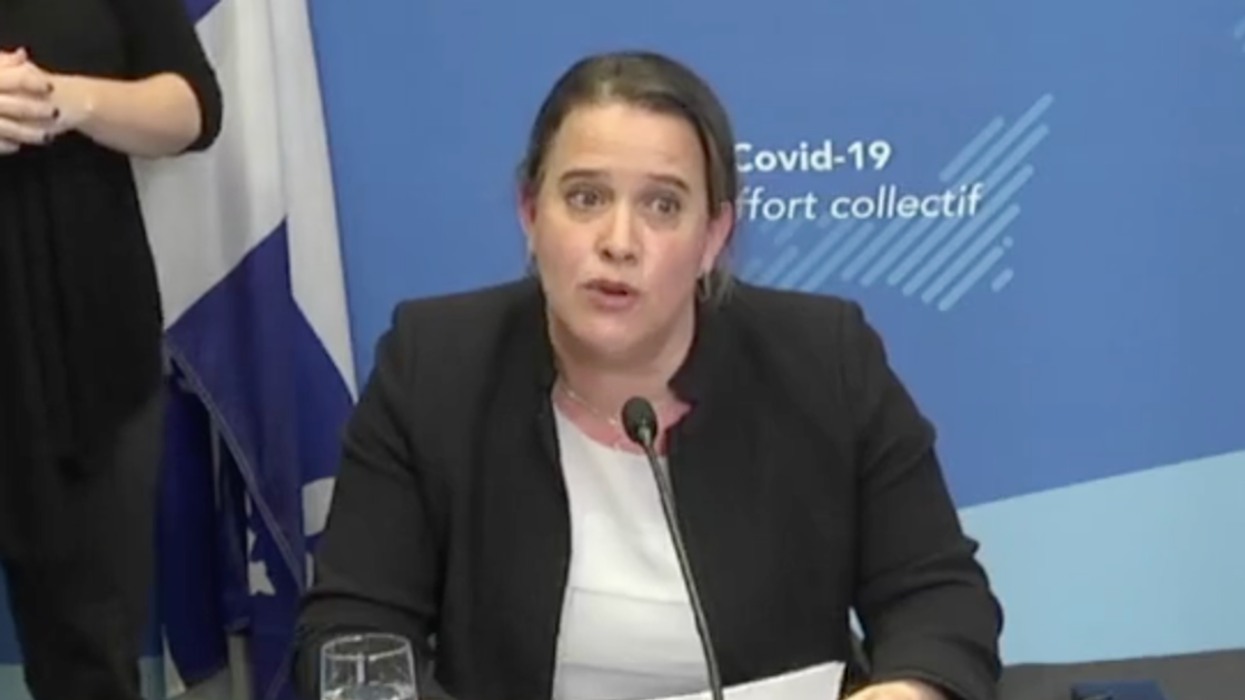 Montreal Regional Public Health Director Dr. Mylène Drouin holds a press conference on the COVID-19 situation on December 15, 2021.