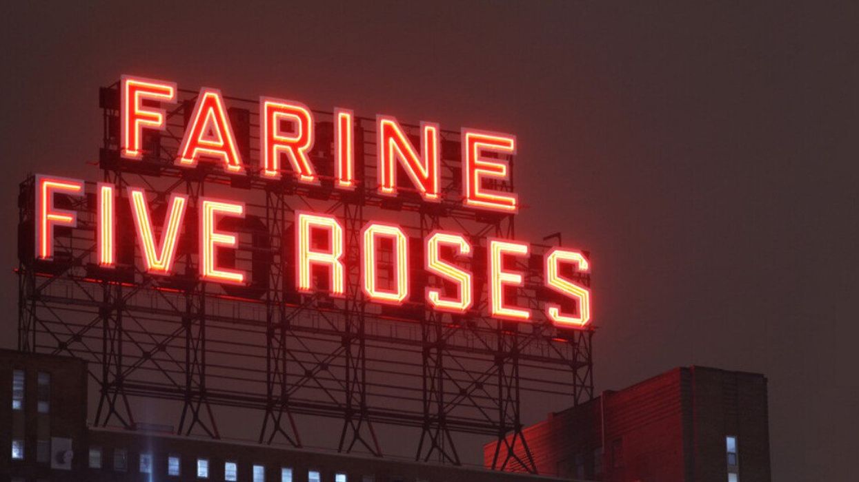 Montreal's Farine Five Roses sign