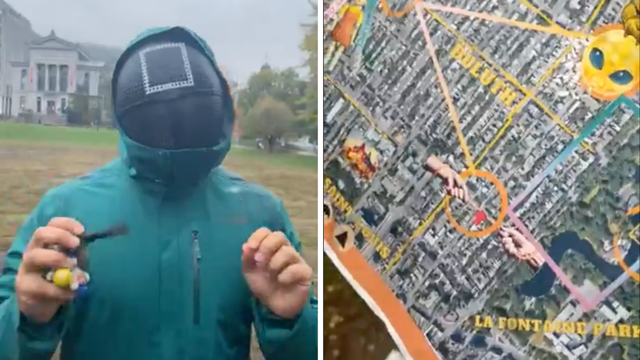 Montreal's IRL 'Squid Game' Creator Shared A Preview Of The Activity Map & It Looks Legit