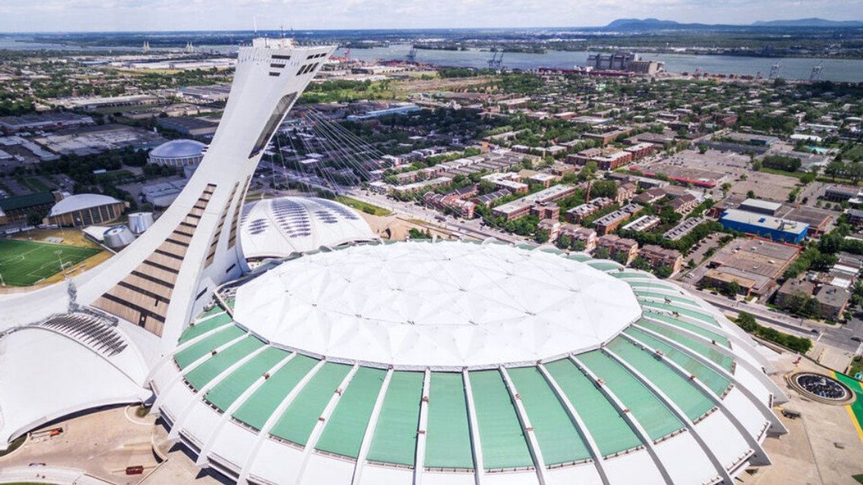 Montreal's Olympic Stadium and Tower.