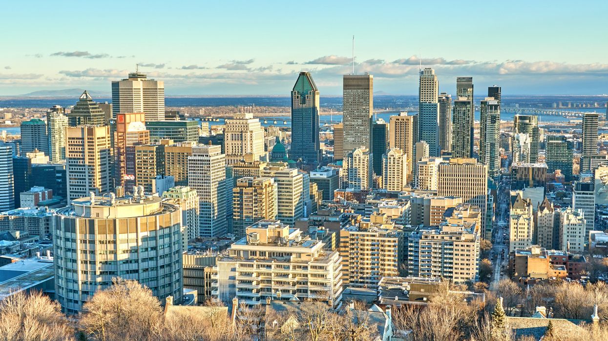 Montreal skyline.