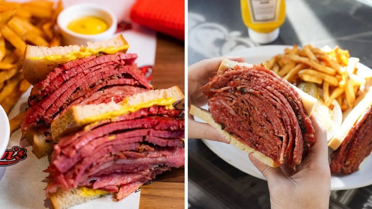 Montreal-style smoked meat.