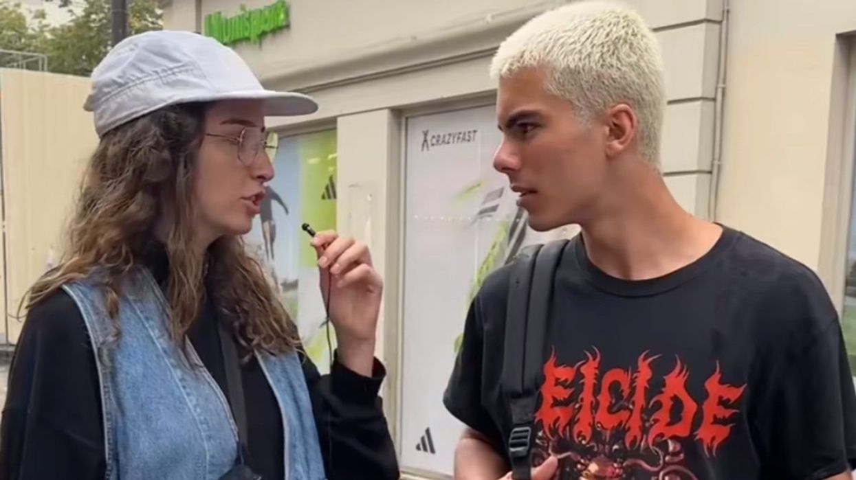 Montreal TikToker Aly Brassard asking people in Paris if they understand Quebec expressions.