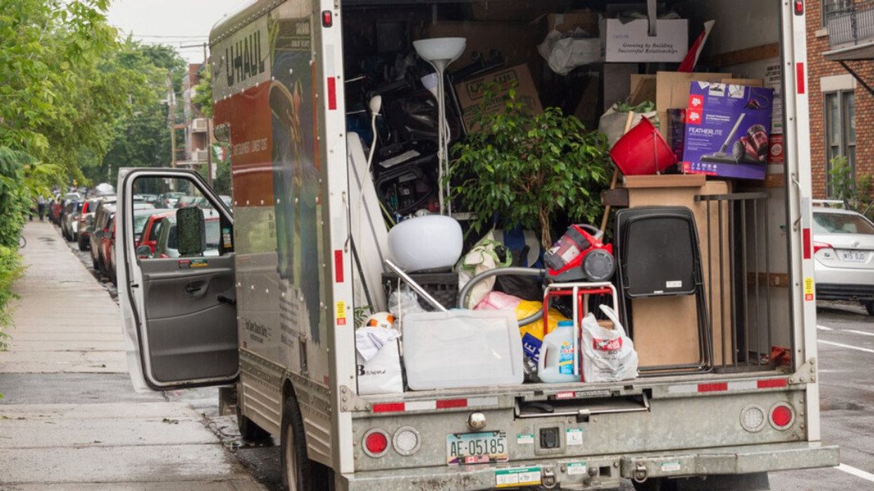 Moving Day in Montreal, Canada.