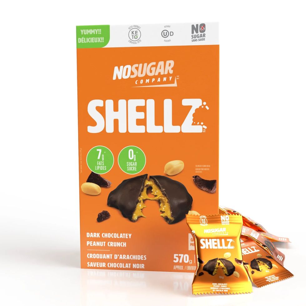 No Sugar Company Shellz Dark Chocolatey Peanut Crunch