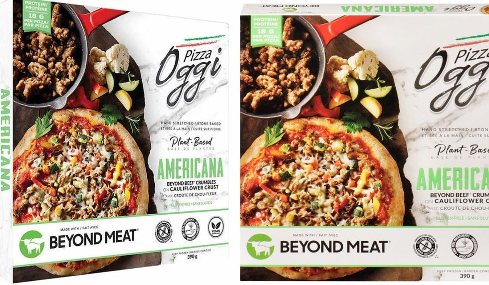 Oggi Americana Pizza made with Beyond Meat