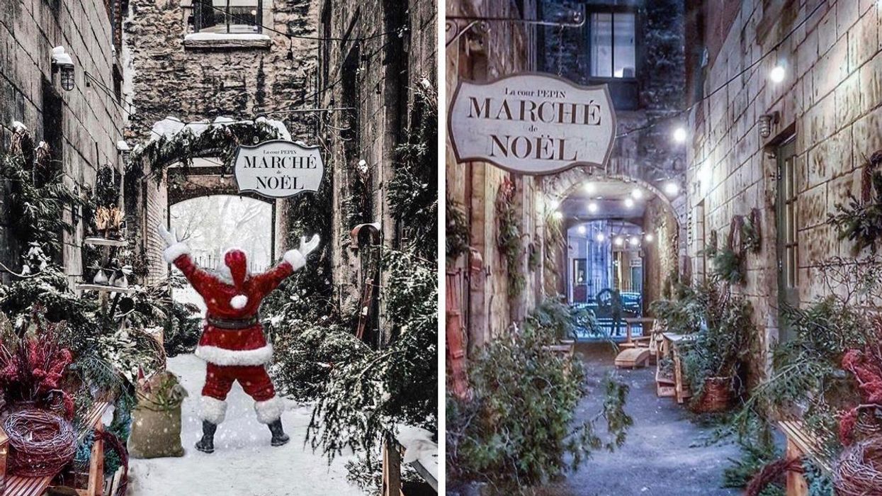 Old Montreal's Magical Christmas Alley Is Coming Back For Holiday Photoshoot Dates