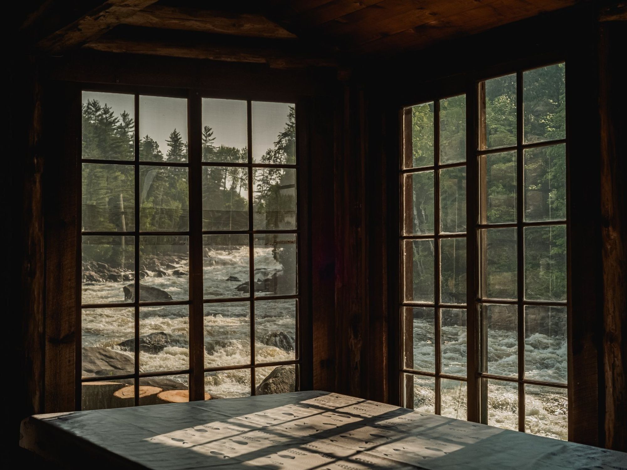 One property on the Topping estate overlooks the rapids of the Kipawa River.