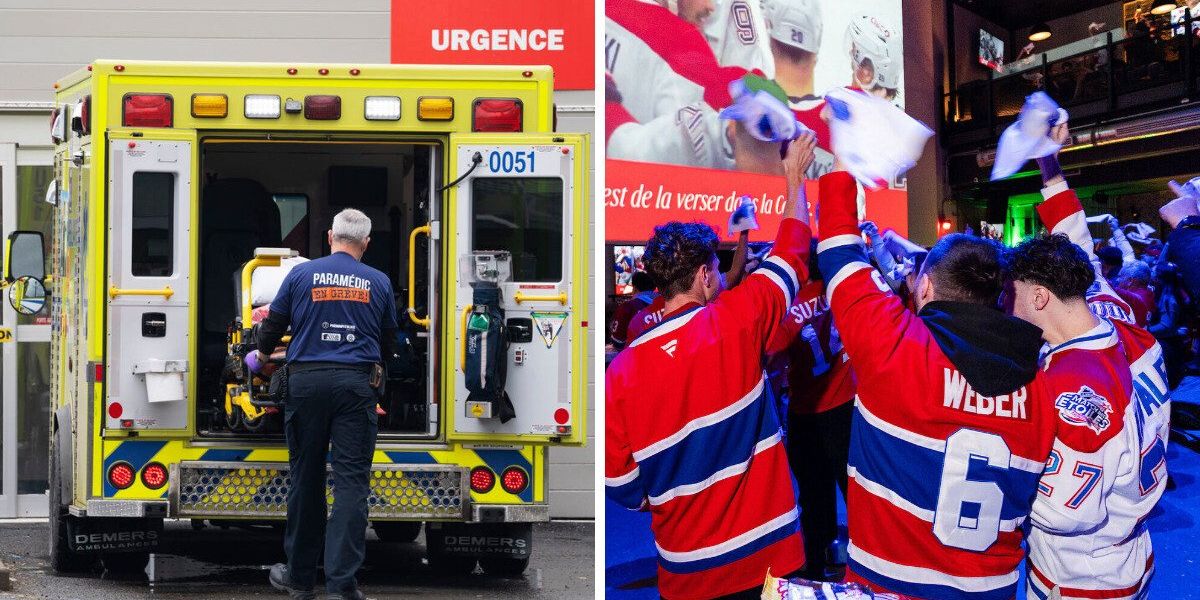 Quebec ER visits are dipping during Habs playoff games as fans put hockey over medical care Quebec ER visits are dipping during Habs playoff games as fans put hockey over medical care