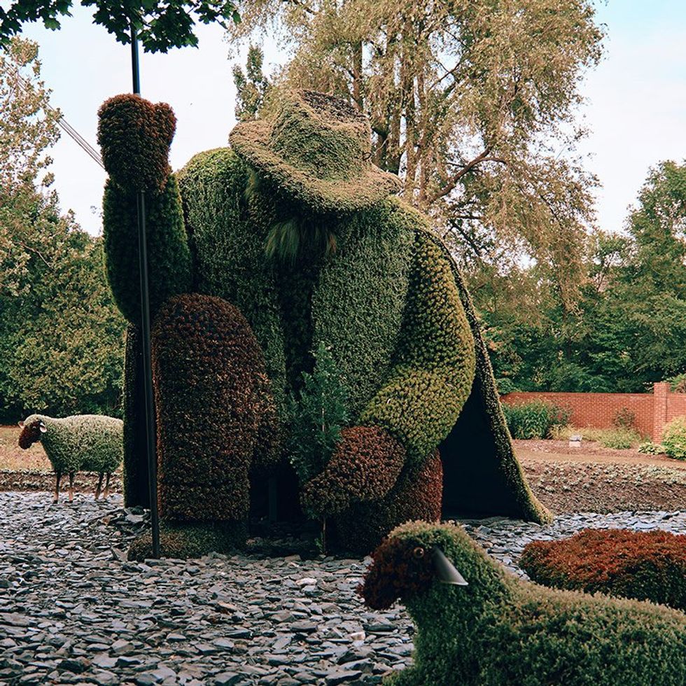 Parc Jean-Drapeau's garden sculptures.
