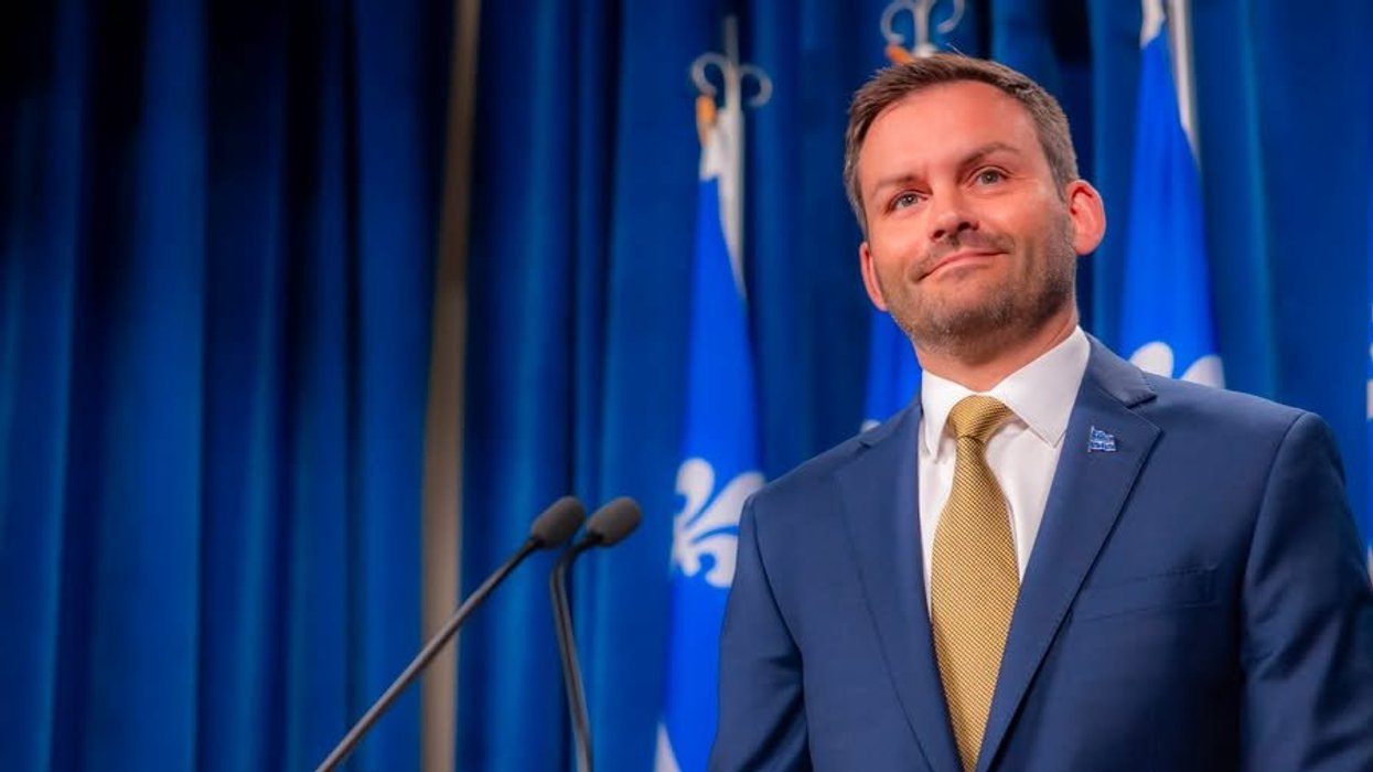 Parti Québécois Leader Paul St-Pierre Plamondon