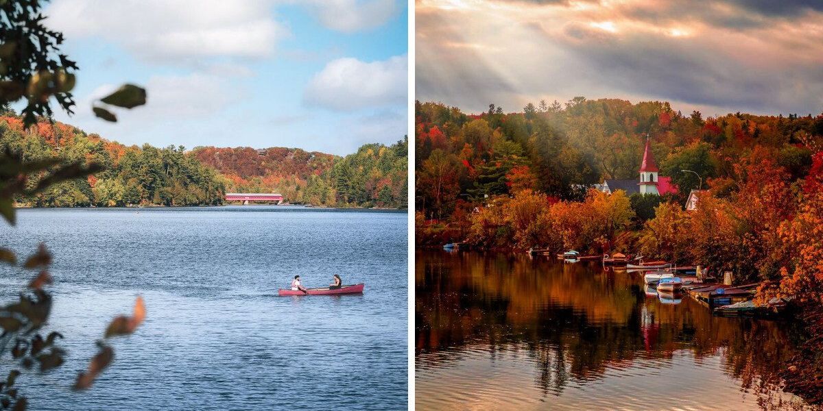 This riverside town in Quebec has little cafes and storybook streets draped in fall magic This riverside town in Quebec has little cafes and storybook streets draped in fall magic