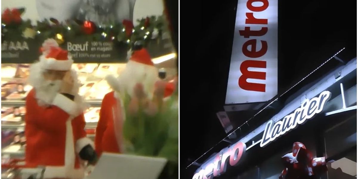 People in Santa costumes stole ,000 worth of food from a Montreal grocery store (VIDEO) People in Santa costumes stole ,000 worth of food from a Montreal grocery store (VIDEO)