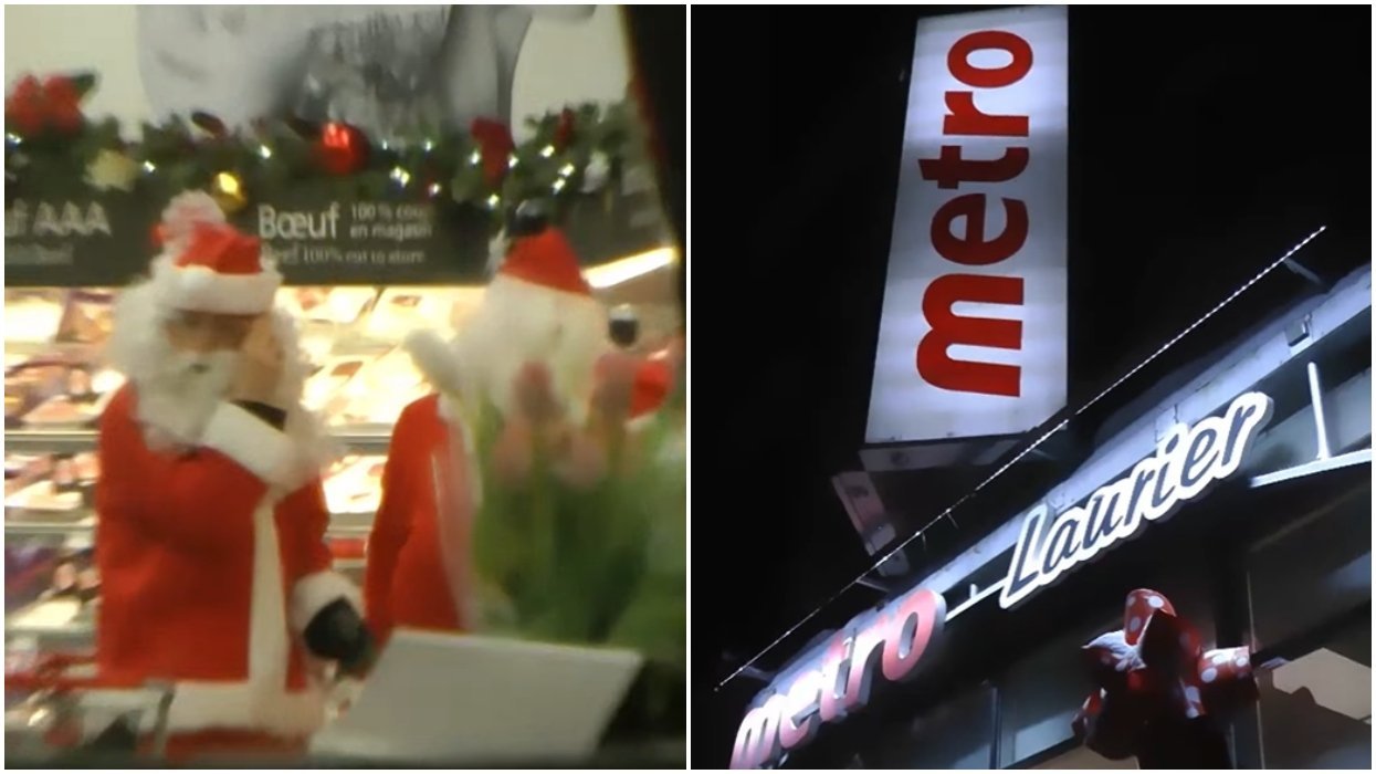 People in Santa costumes stole $3,000 worth of food from a Montreal grocery store