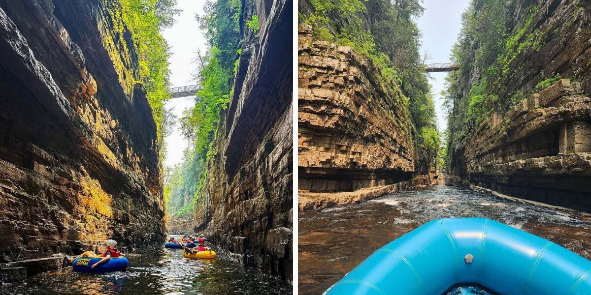 You can float through a mini ‘Grand Canyon’ with waterfalls 1.5 hours from Montreal You can float through a mini ‘Grand Canyon’ with waterfalls 1.5 hours from Montreal
