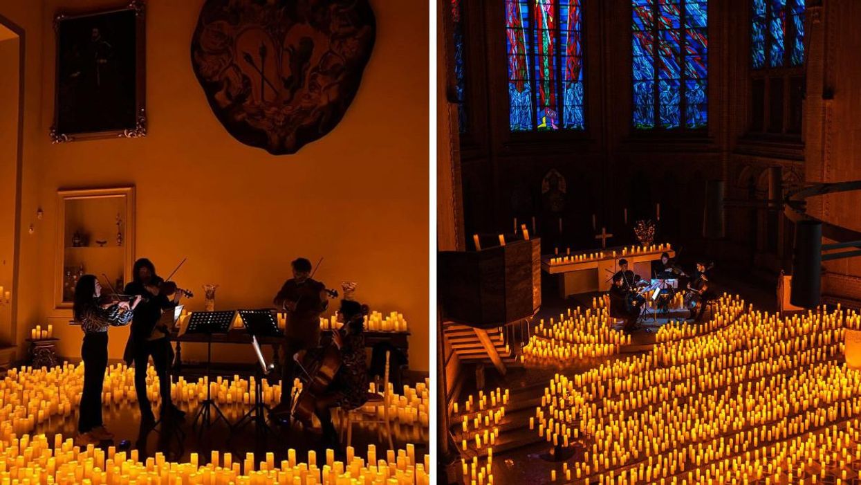 Pictures taken during past Candlelight concerts
