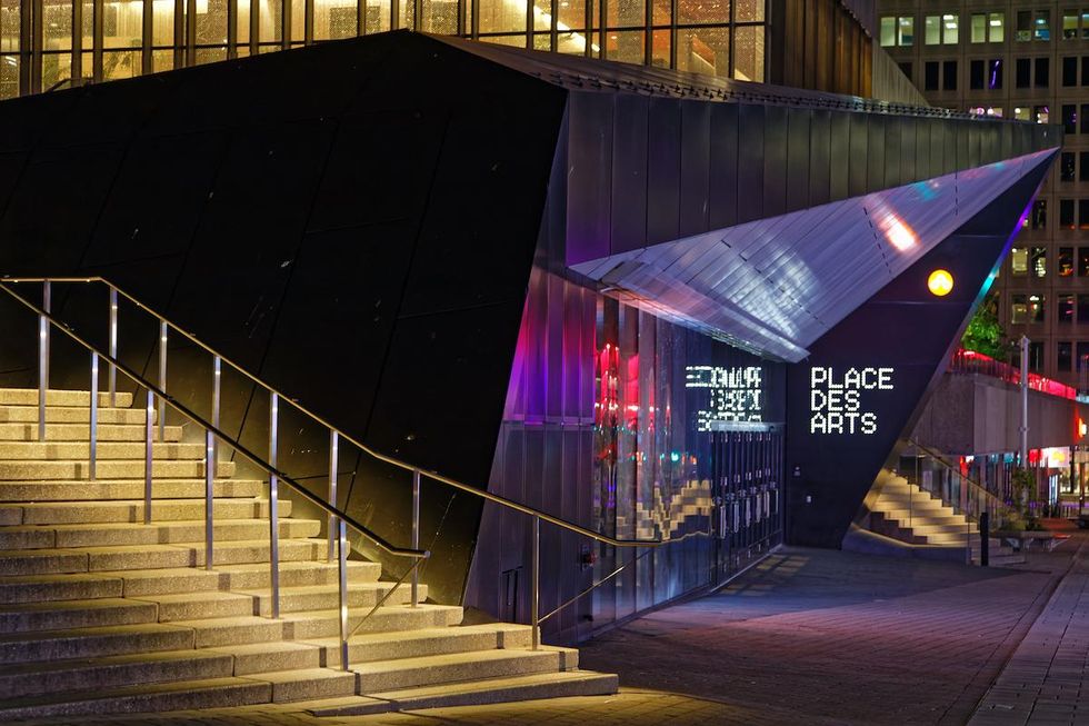 Place des Arts in downtown Montreal.