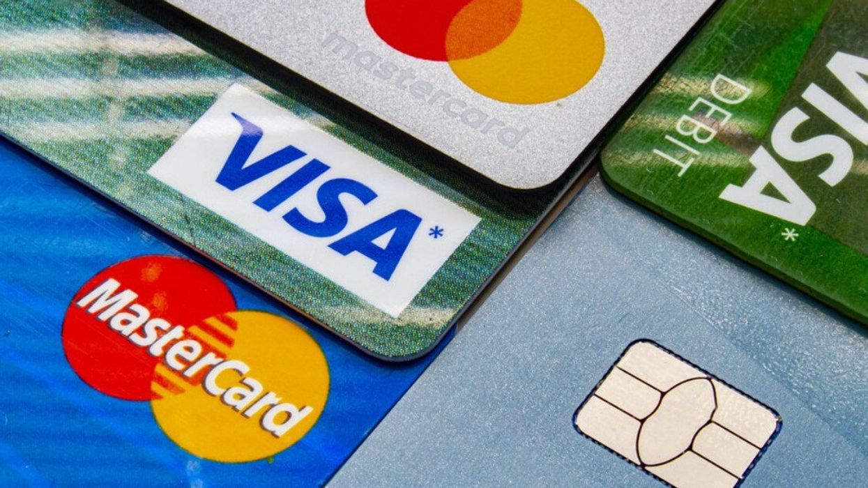 Popular credit cards in Canada.