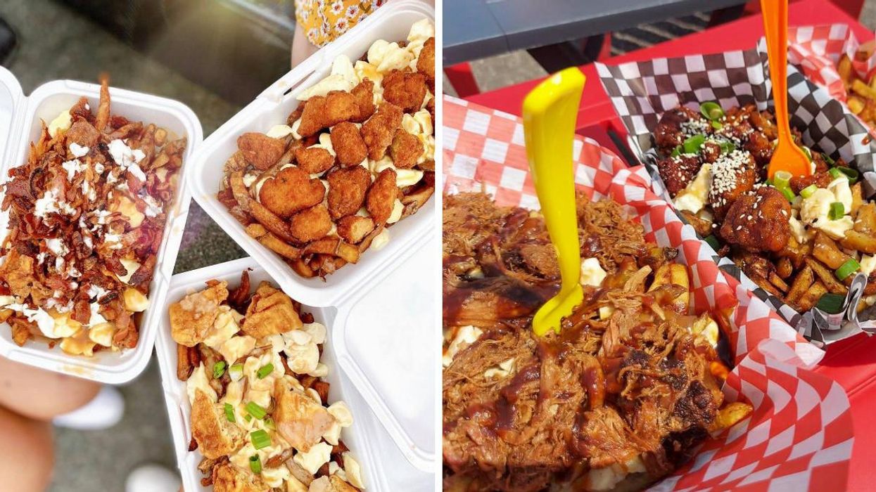 Poutines at Le Grand Poutinefest.