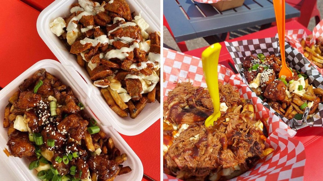 Poutines at Le Grand Poutinefest.