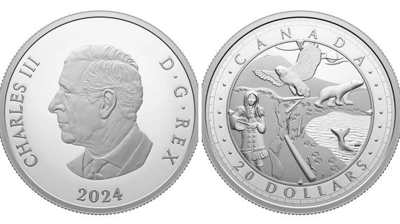 Pure Silver Coin \u2013 This Is Canada: Wondrous Waters - Arctic Coast