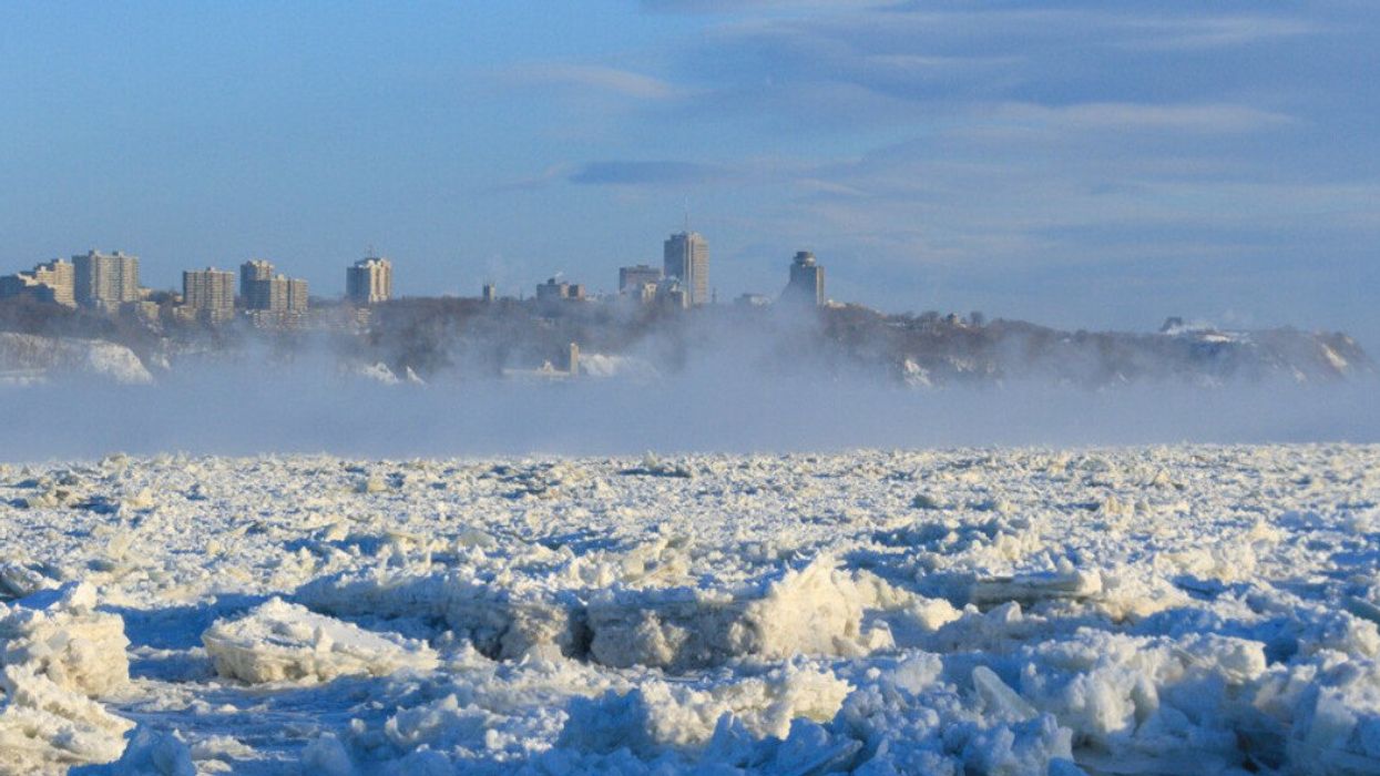 Quebec City during a cold winter day.