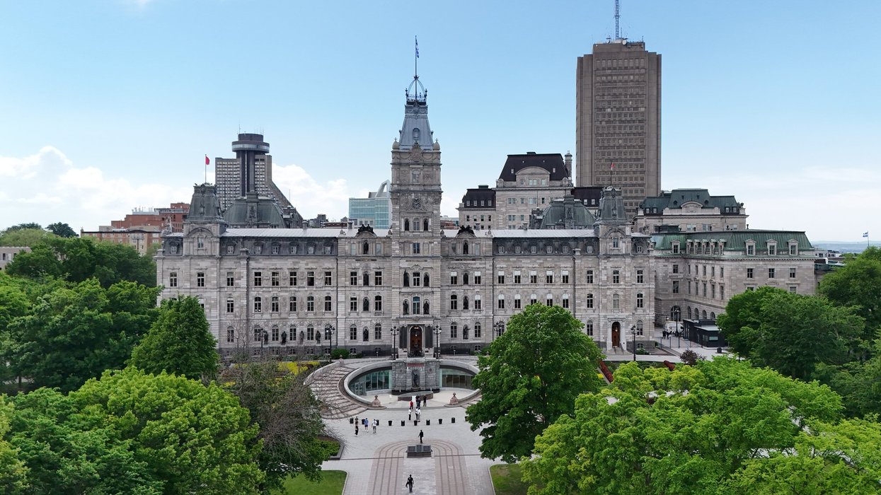 Quebec National Assembly building in Quebec City.