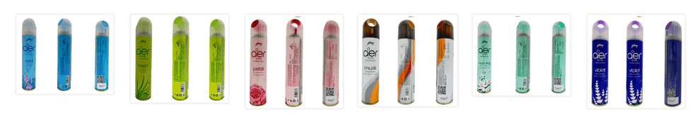 Recalled air fresheners made by Godrej Aer.