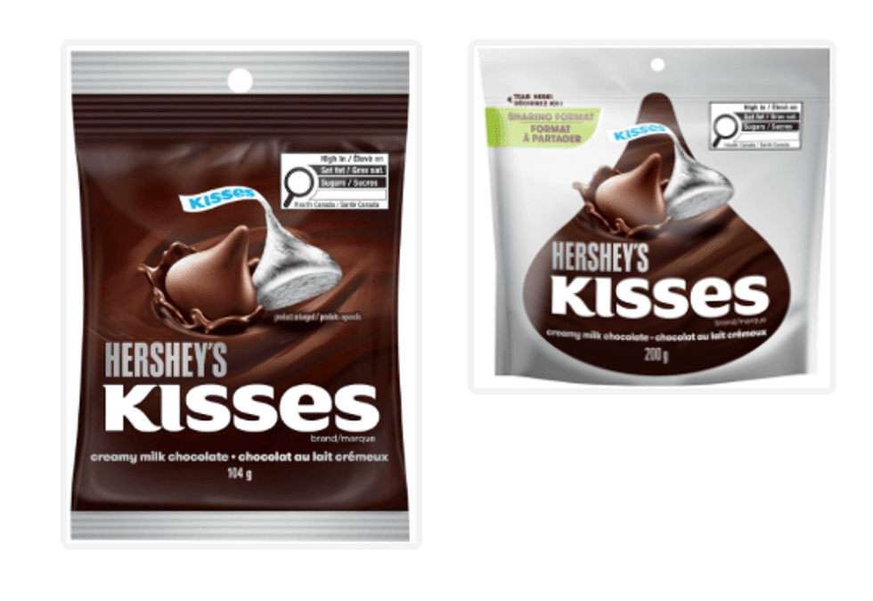 Recalled Hershey's chocolates.
