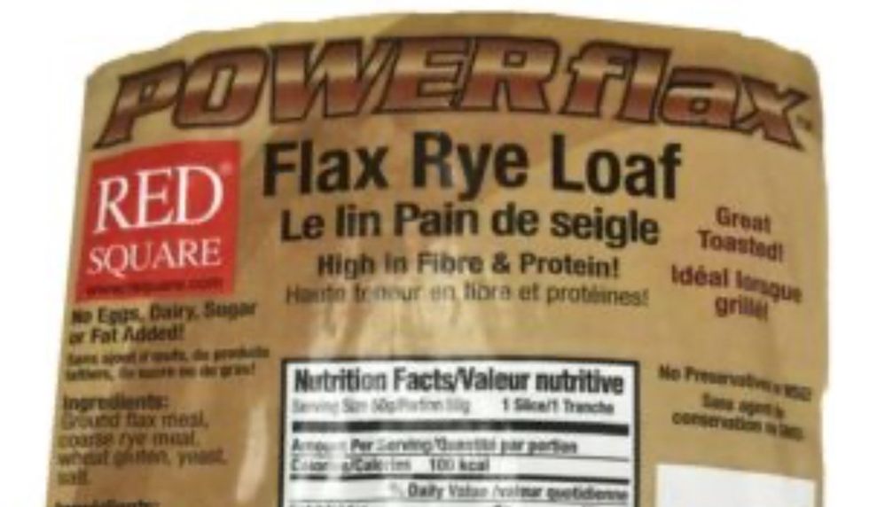 Red Square brand Powerflax Keto Golden Mix Flax Rye Bread