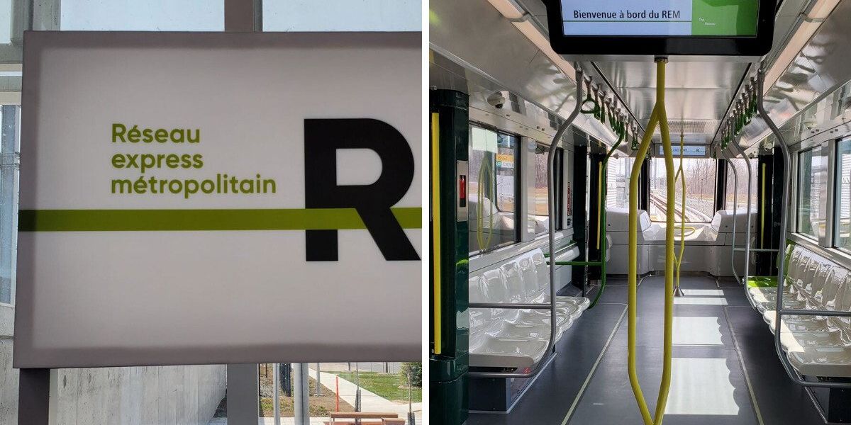 Rem Sign Here's A First Look At Brossard's New REM Station (PHOTOS) - MTL Blog