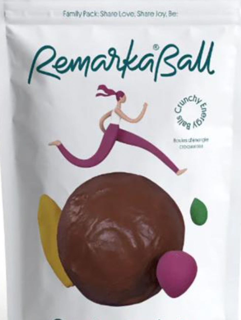 RemarkaBall brand Crunchy Energy Balls.