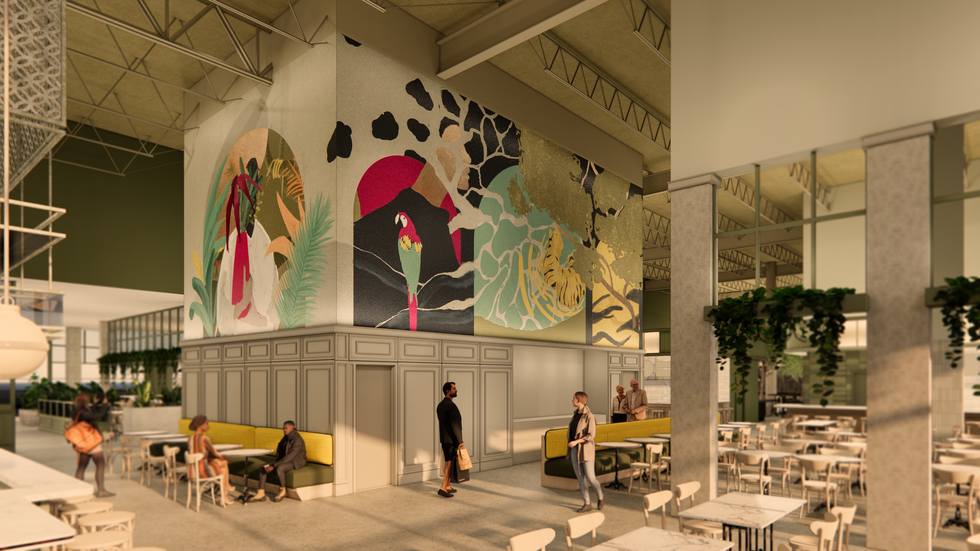 Rendering of Le Fou Fou at Montreal's Royalmount.