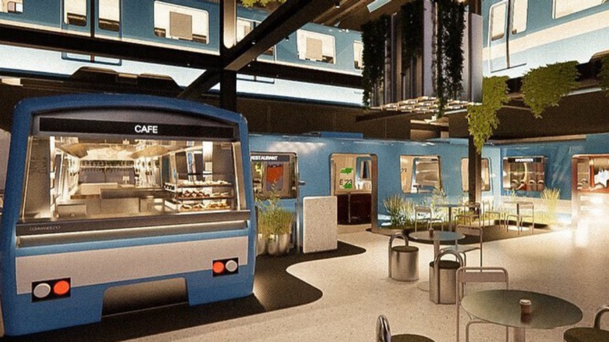Rendering of Pavilion MR-63, a Montreal food and cultural centre set to open in 2025.