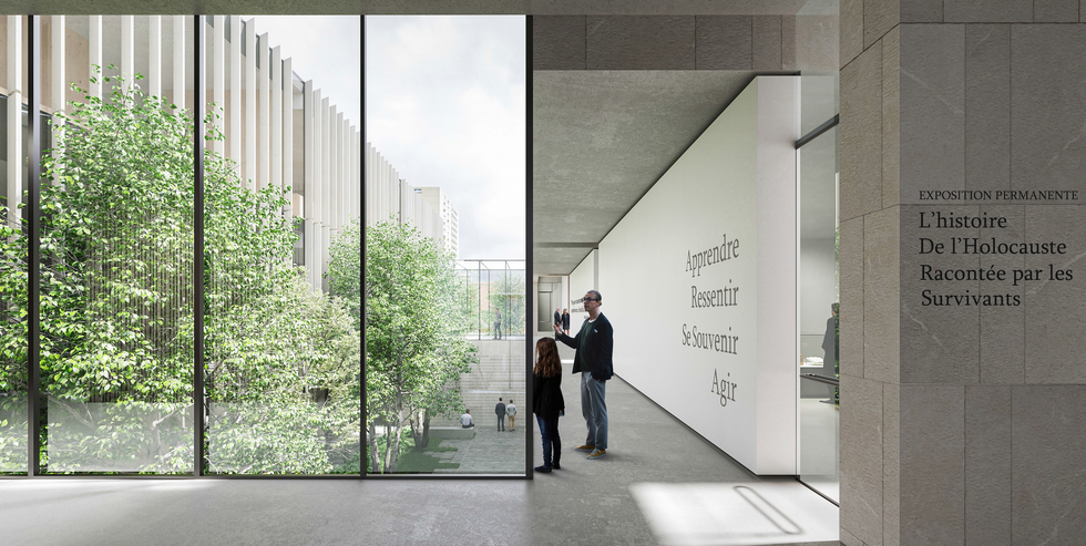 Renderings of the new Montreal Holocaust Museum.