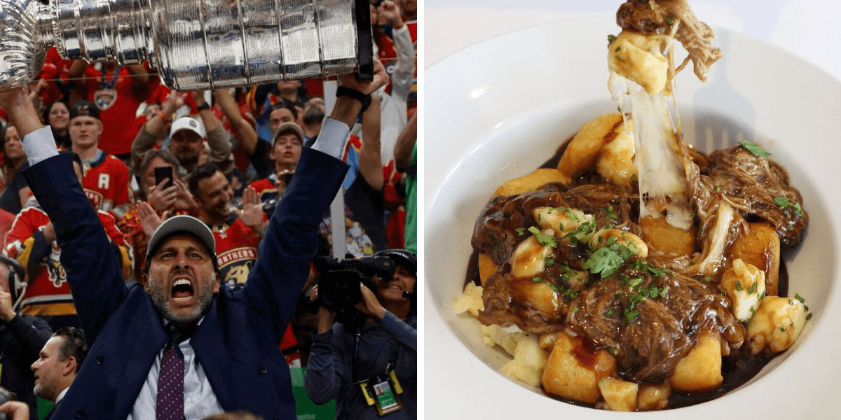 Mtl Library The NHL's Roberto Luongo ate poutine out of the Stanley Cup at a ...