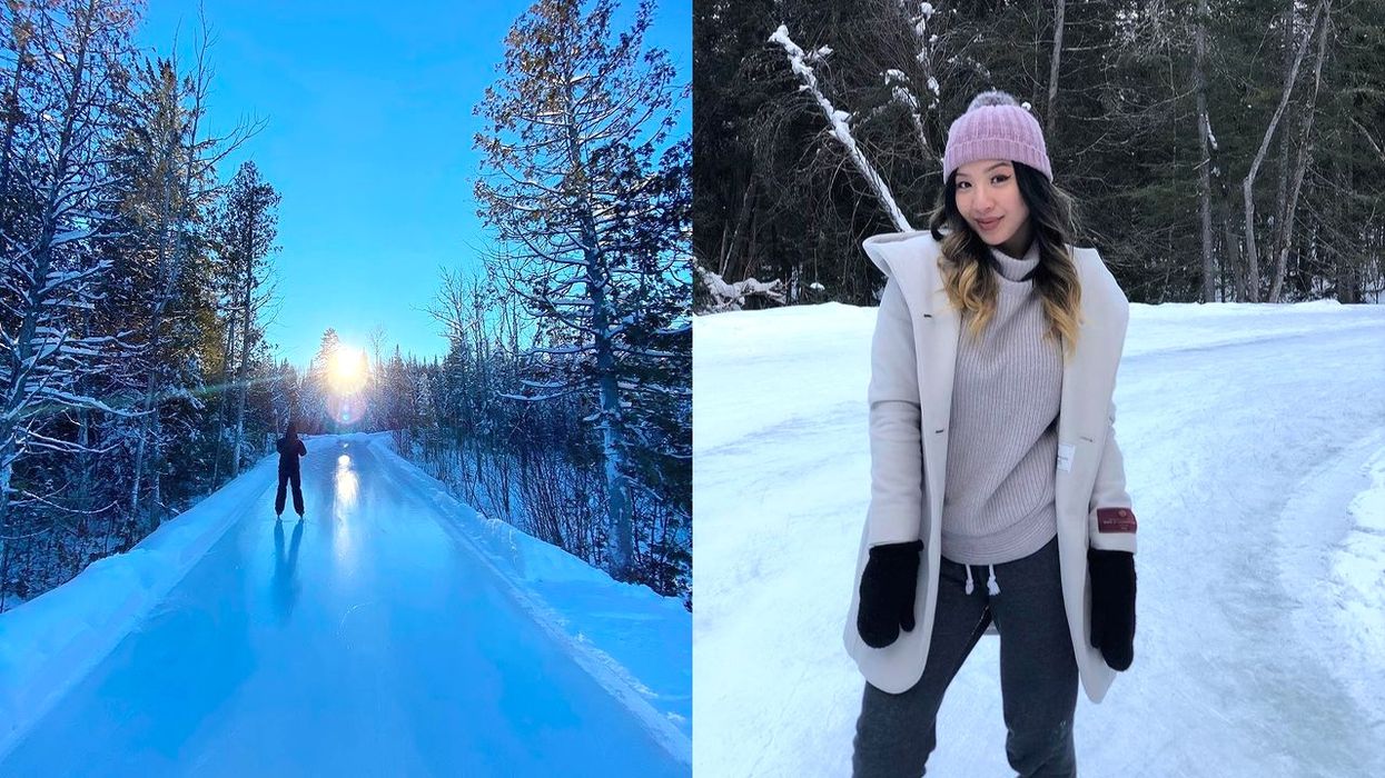 Saint-Donat's Forest Skating Path Takes You Through A Winter Wonderland