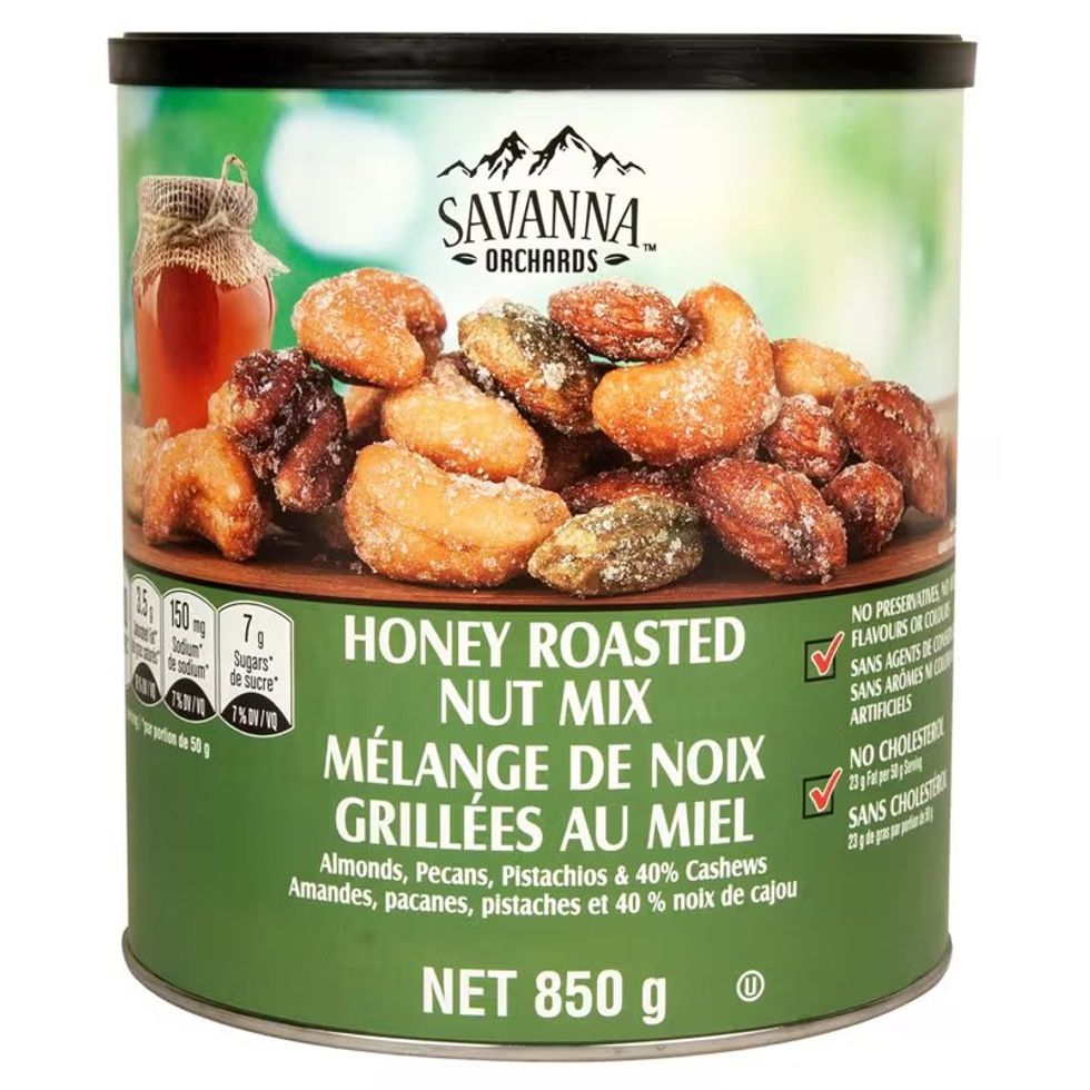 Savanna Orchards honey roasted nut mix, 850 g