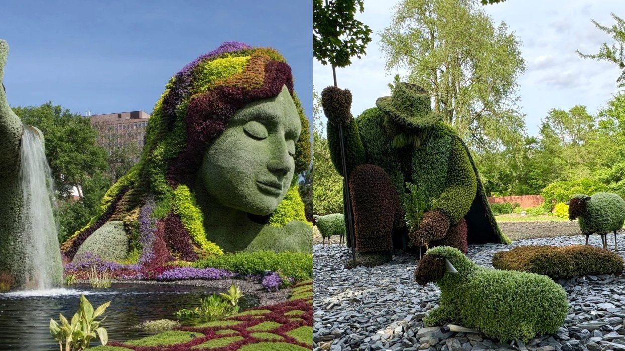 Sculptures at Parc Jean Drapeau in Montreal.