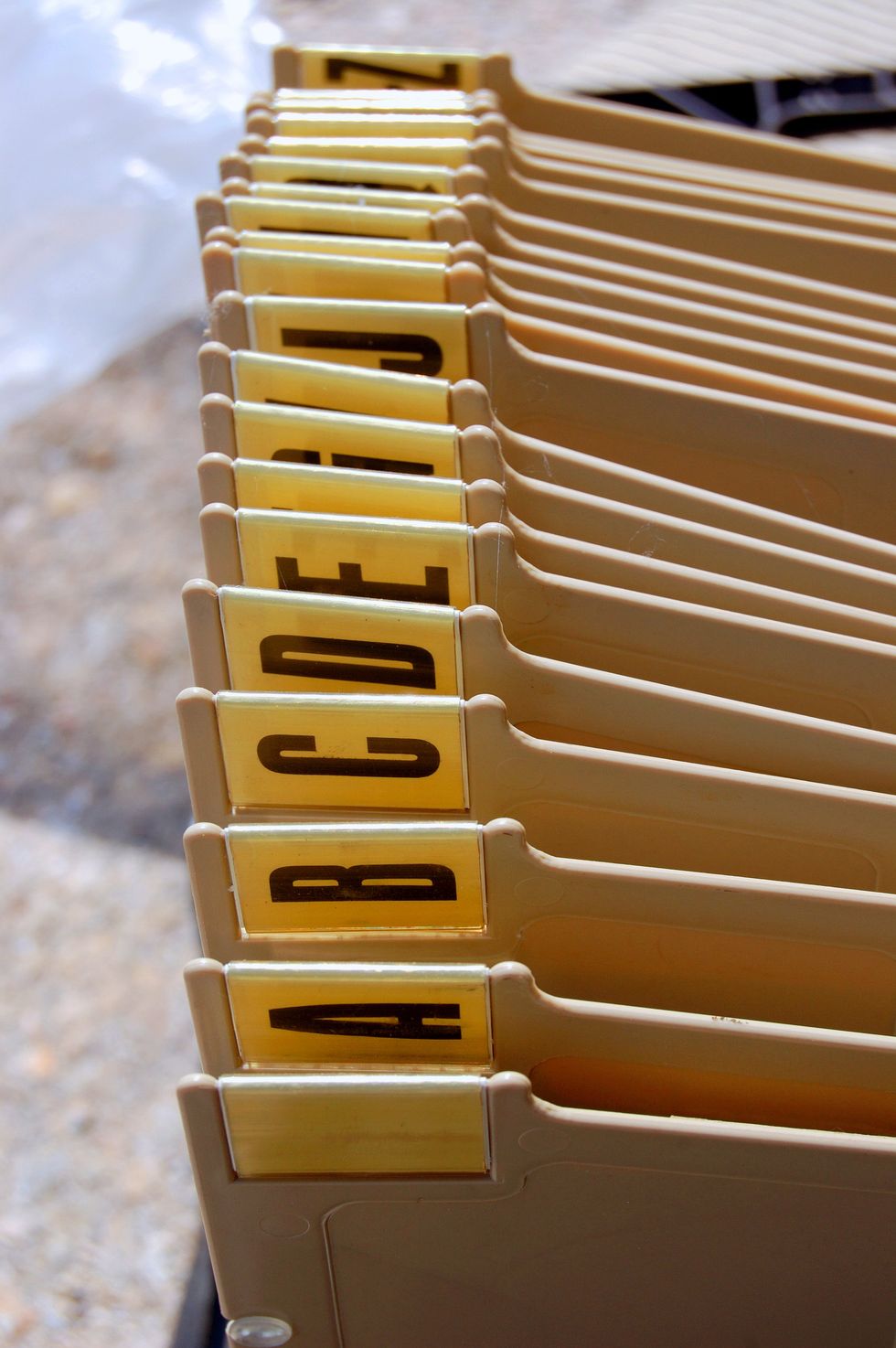 Several folders sorted alphabetically.